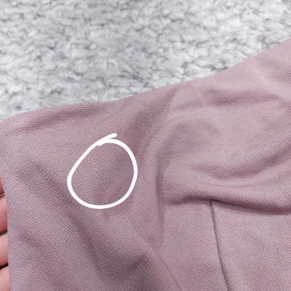 READ Birdy Grey Kira Crepe One Shoulder Dress Dark Mauve Purple Size XL Slit - Picture 7 of 11